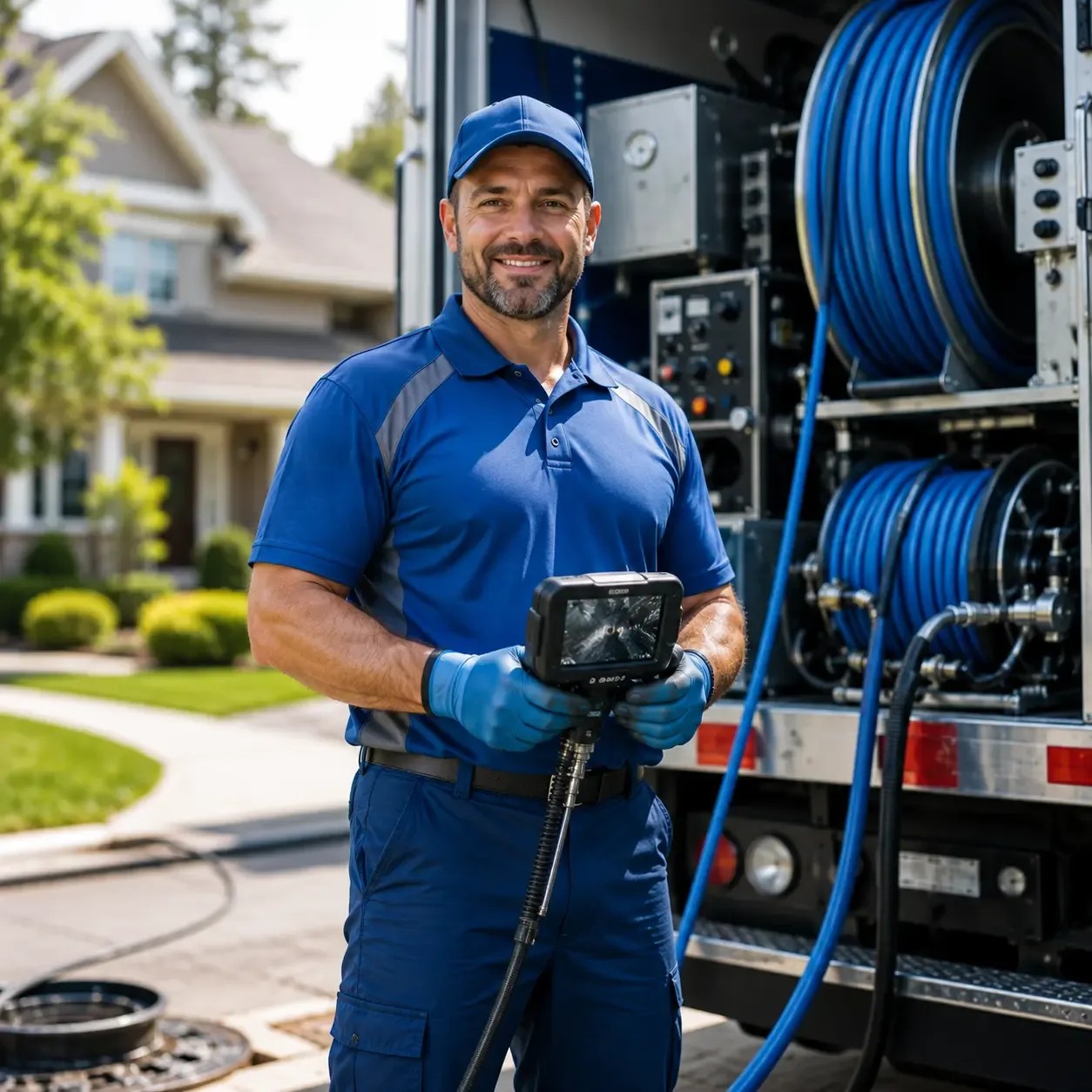 Local outdoor drain cleaning specialists in West Newton, MA